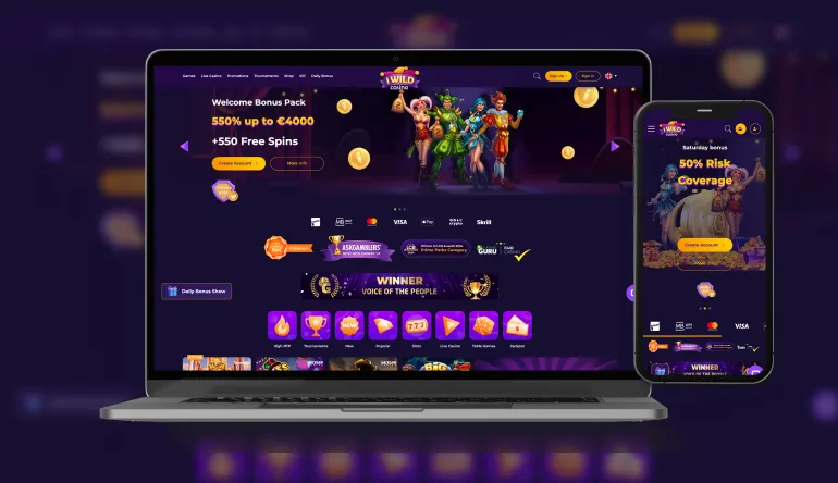 iWild Casino App-Screenshot